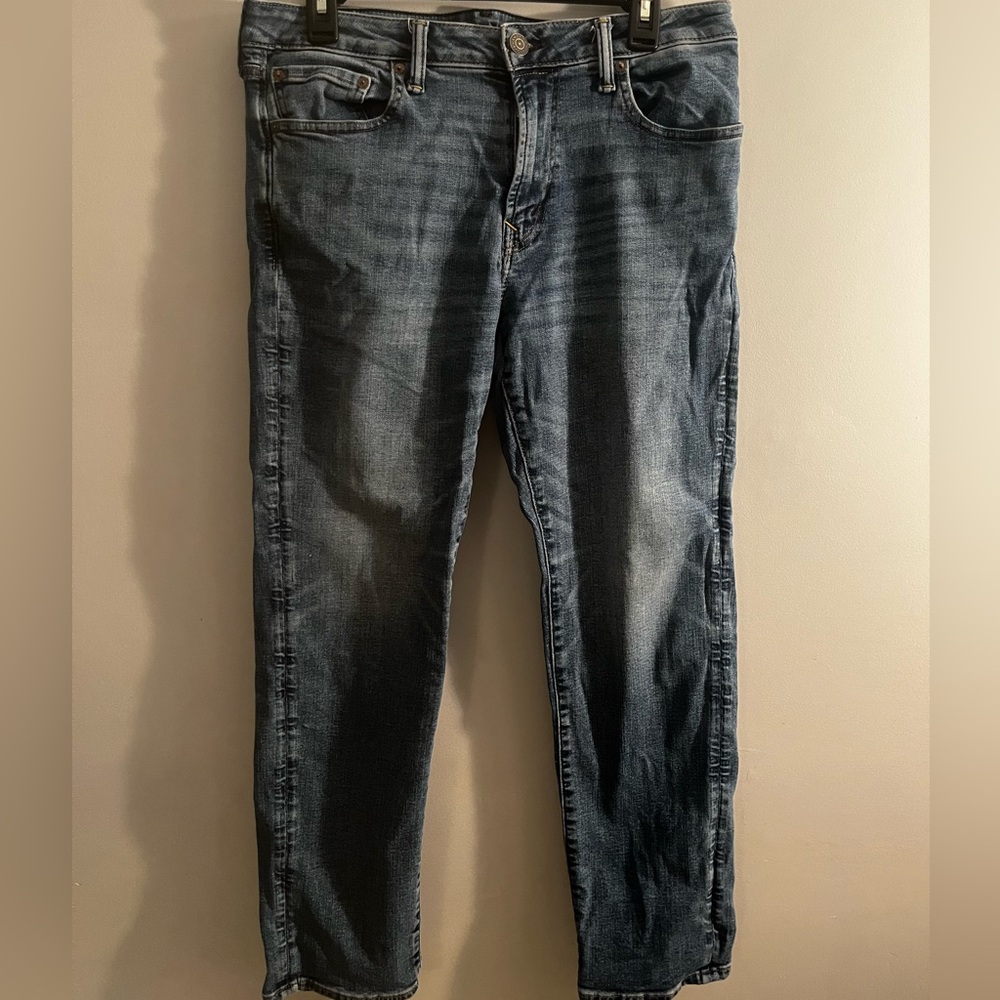 American Eagle Outfitters Dark Wash Slim Straight Jeans